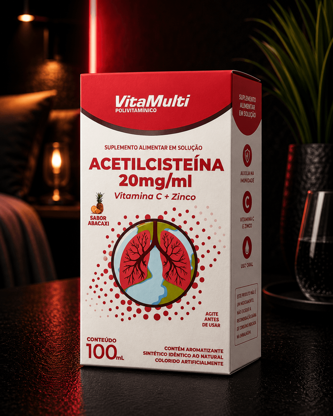Acetilcisteína 20mg